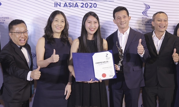 DatVietVAC nhận giải thưởng nơi làm việc tốt nhất châu Á 2020