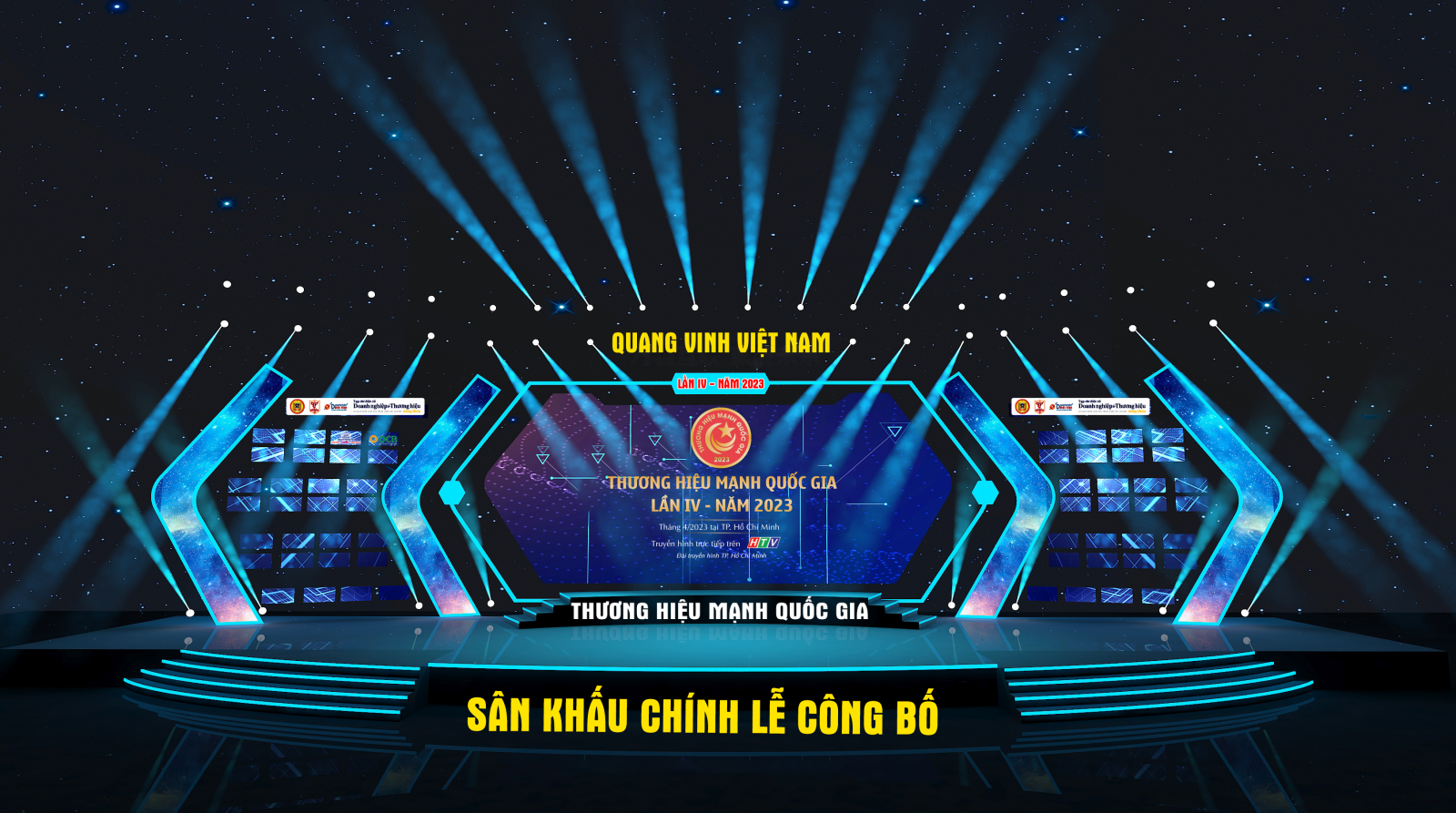 Lễ Công bố "Thương Hiệu Mạnh Quốc Gia 2023" - Tháng 4/2023 tại TP Hồ Chí Minh, Truyền hình trực tiếp HTV1