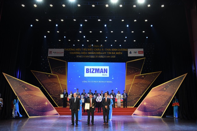 Bizman Media đạt danh hiệu top 10 thương hiệu tiêu biểu Châu Á - Thái Bình Dương 2020